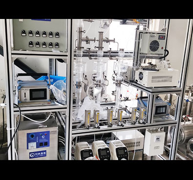 多级快猫社区APP成人官网催化氧化膜反应器测试现场